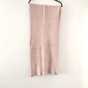 🌟 Pink Soft Long and Large Furry Winter Scarf